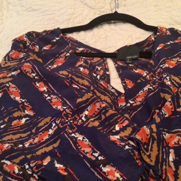 ⚡⚡Free with $50 Purchase Beautiful Abstract print dress - Picture 4 of 8